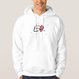 Ik Hou Van Jou Romantische Hart Kunst Hoodie