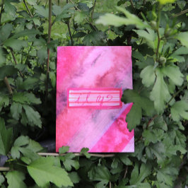 Ik hou van jou roze ily valentijnsdag verliefden kaart