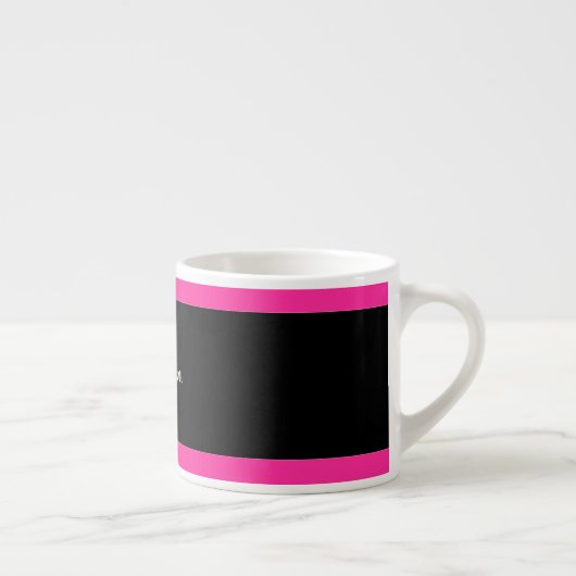 Ik hou van jou roze zwart wit zebra hart patroon espresso kop (Rechts)