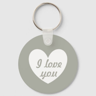 "Ik hou van jou" Sleutelhanger