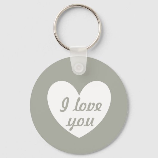 "Ik hou van jou" Sleutelhanger (Voorkant)