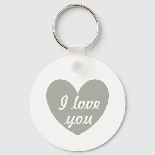 "Ik hou van jou" Sleutelhanger (Voorkant)