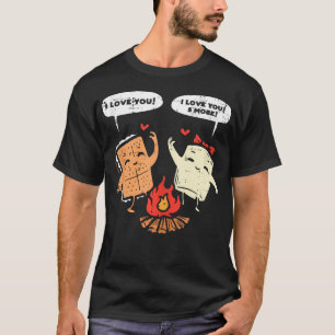 Ik Hou Van Jou Smore Grappige Camping Koppel Campe T-shirt