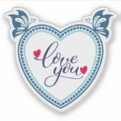Ik hou van jou sticker (Voorkant)