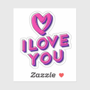 Ik hou van jou.  sticker