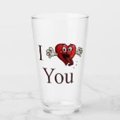 Ik hou van jou sullige hart glas (Voorkant)