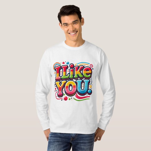 Ik hou van jou t-shirt (Voorkant volledig)