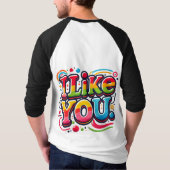 Ik hou van jou t-shirt (Achterkant)