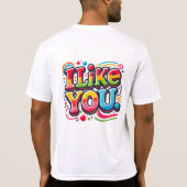 Ik hou van jou t-shirt (Achterkant)