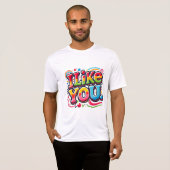 Ik hou van jou t-shirt (Voorkant volledig)