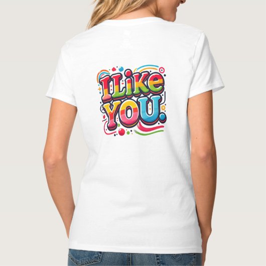 Ik hou van jou t-shirt (Achterkant)