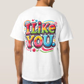 Ik hou van jou t-shirt (Achterkant)