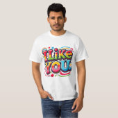 Ik hou van jou t-shirt (Voorkant volledig)