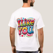 Ik hou van jou t-shirt (Achterkant)
