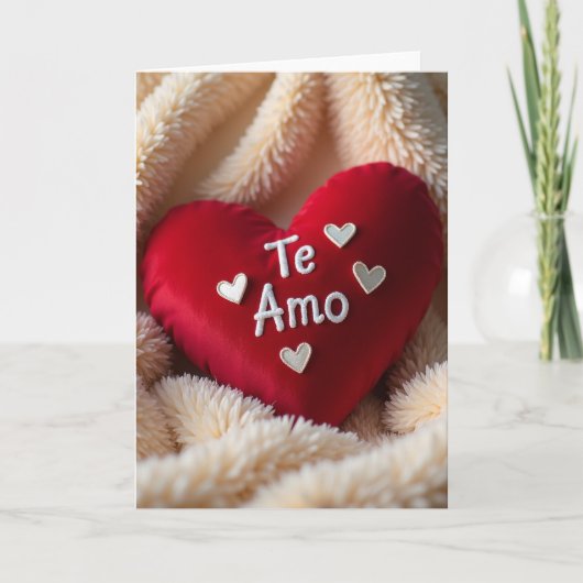 Ik Hou Van Jou Te Amo Kaart (Voorkant)