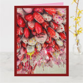 Ik hou van jou tot de maan en terug kaart (Gele Bloem)