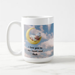 Ik hou van jou tot de maan en terug koffiemok