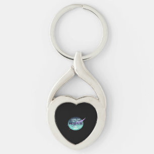 Ik hou van jou tot de maan en terug Minimaal liefd Sleutelhanger