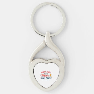 Ik hou van jou tot de maan en terug Romantische le Sleutelhanger