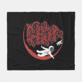 Ik hou van jou tot de maan en terug Schoon ontwerp Fleece Deken (Voorkant (Horizontaal))