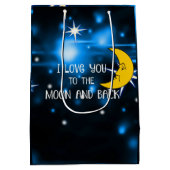 Ik hou van jou tot de maan en terug--sterrenhemel medium cadeauzakje (Achterkant)