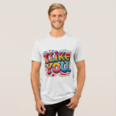 Ik hou van jou Tri-Blend shirt (Voorkant volledig)