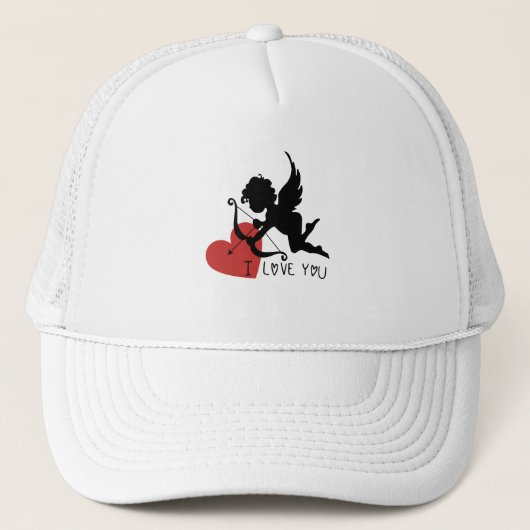 IK HOU VAN JOU Trucker Hoed Pet (Voorkant)