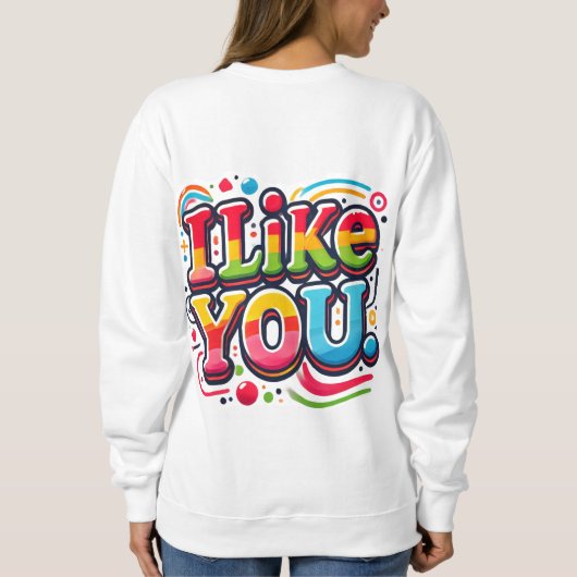 Ik hou van jou trui (Achterkant)