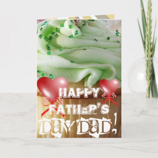 Ik hou van jou Vader Vaderdag viering feest Bedankkaart (Voorkant)