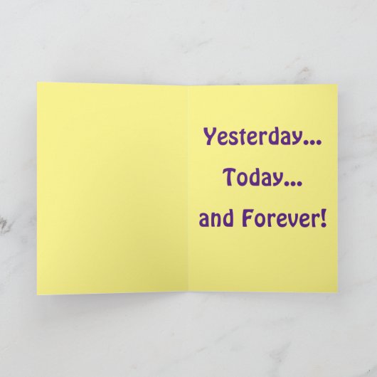 Ik Hou Van Jou Valentijn Schattige Romantische Car Kaart (Binnen)