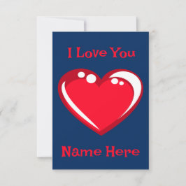 Ik Hou Van Jou Valentijnkaart Kaart