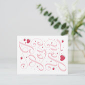 IK HOU VAN JOU / VALENTIJNSDAG BRIEFKAART (Staand voorkant)