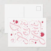 IK HOU VAN JOU / VALENTIJNSDAG BRIEFKAART (Voorkant / Achterkant)