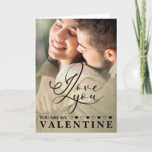 Ik hou van jou Valentijnsdag foto Kaart