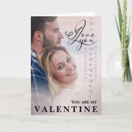 Ik hou van jou Valentijnsdag foto Kaart