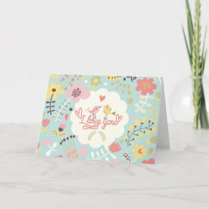 Ik hou van jou - Valentijnskaart Feestdagen Kaart