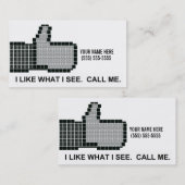 Ik hou van jou visitekaartje (Voorkant / Achterkant)