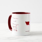 Ik hou van jou - voor altijd en altijd - Mok (Voorkant links)