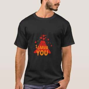 Ik hou van jou Vulkanische Liefde T-shirt