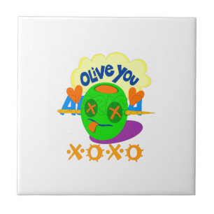 Ik hou van jou XOXO mooie geweldige Grafische teks Tegeltje