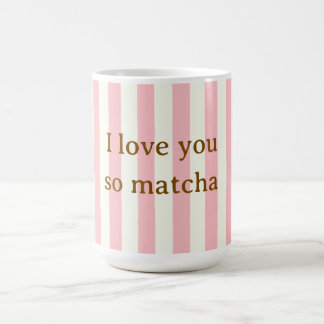 Ik Hou Van Jou Zo Matcha Schattig Roze Magische Mok