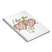 Ik hou van jouw design notitieboek (Rechterzijde)