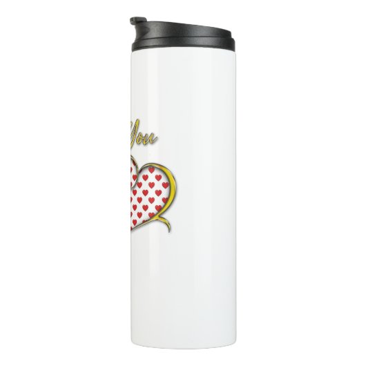 Ik hou van jouw design thermosbeker (Geroteerd rechts)