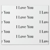 Ik hou van jouw pakpapier (Vlak)