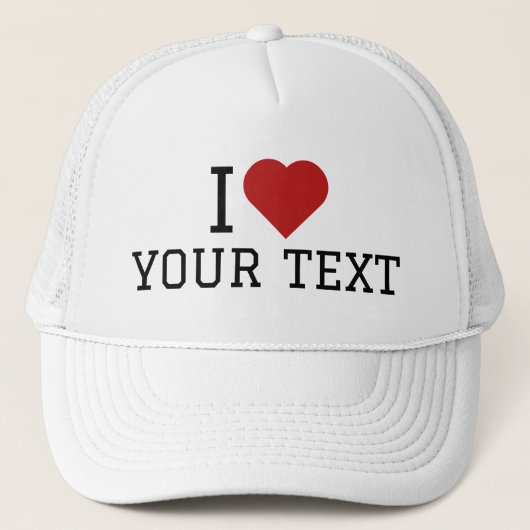 Ik hou van Jouw tekst Trucker Pet (Voorkant)