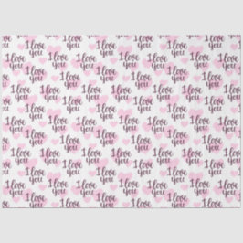 Ik hou van jouw weefselpapier tissuepapier