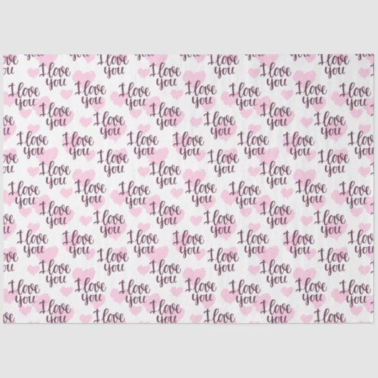 Ik hou van jouw weefselpapier tissuepapier (Voorkant)