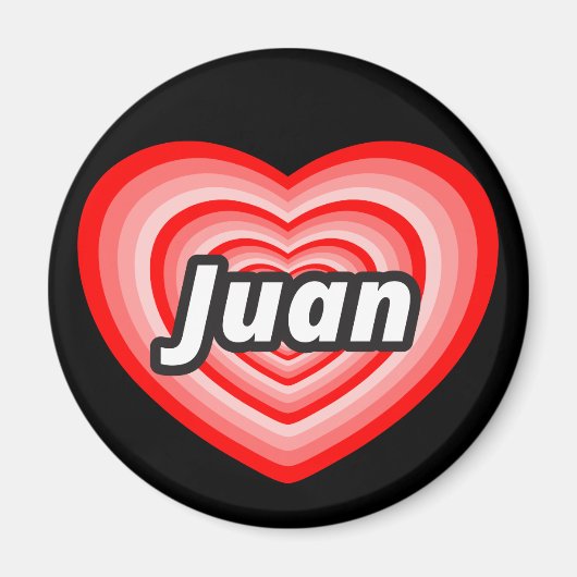 Ik hou van Juan Magneet (Voorkant)