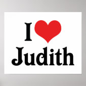 Ik hou van Judith Poster (Voorkant)