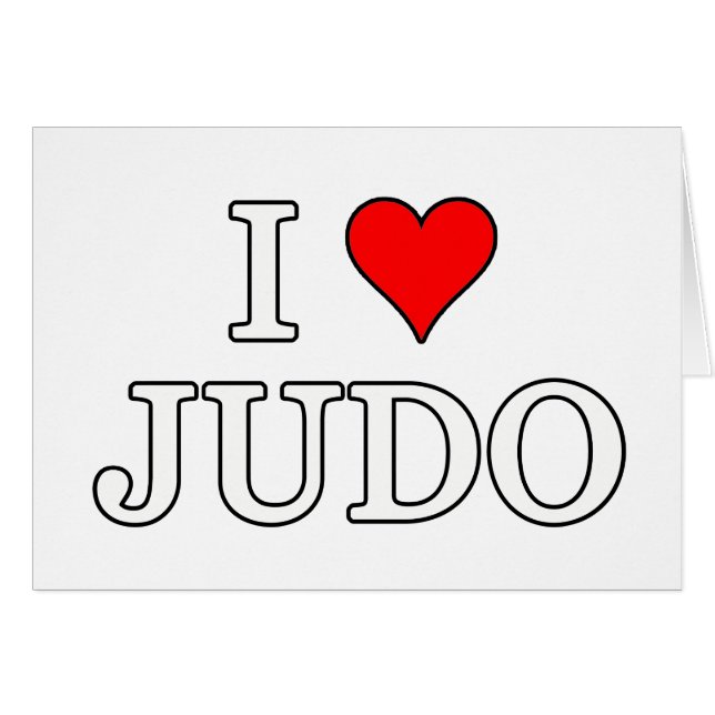 Ik hou van judo (Voorkant Horizontaal)